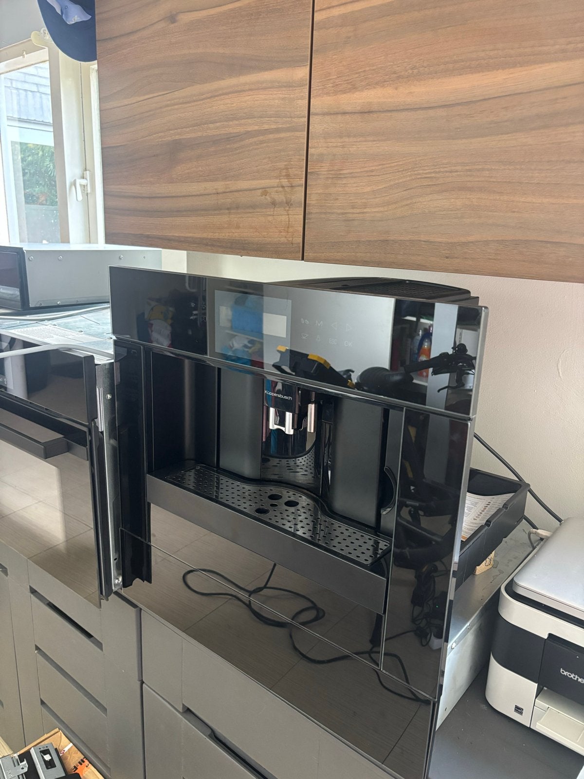Kuppersbusch CKV6550.0S Inbouw Koffiemachine, Ophalen, Gebruikt, Koffiemachine, Koffiebonen