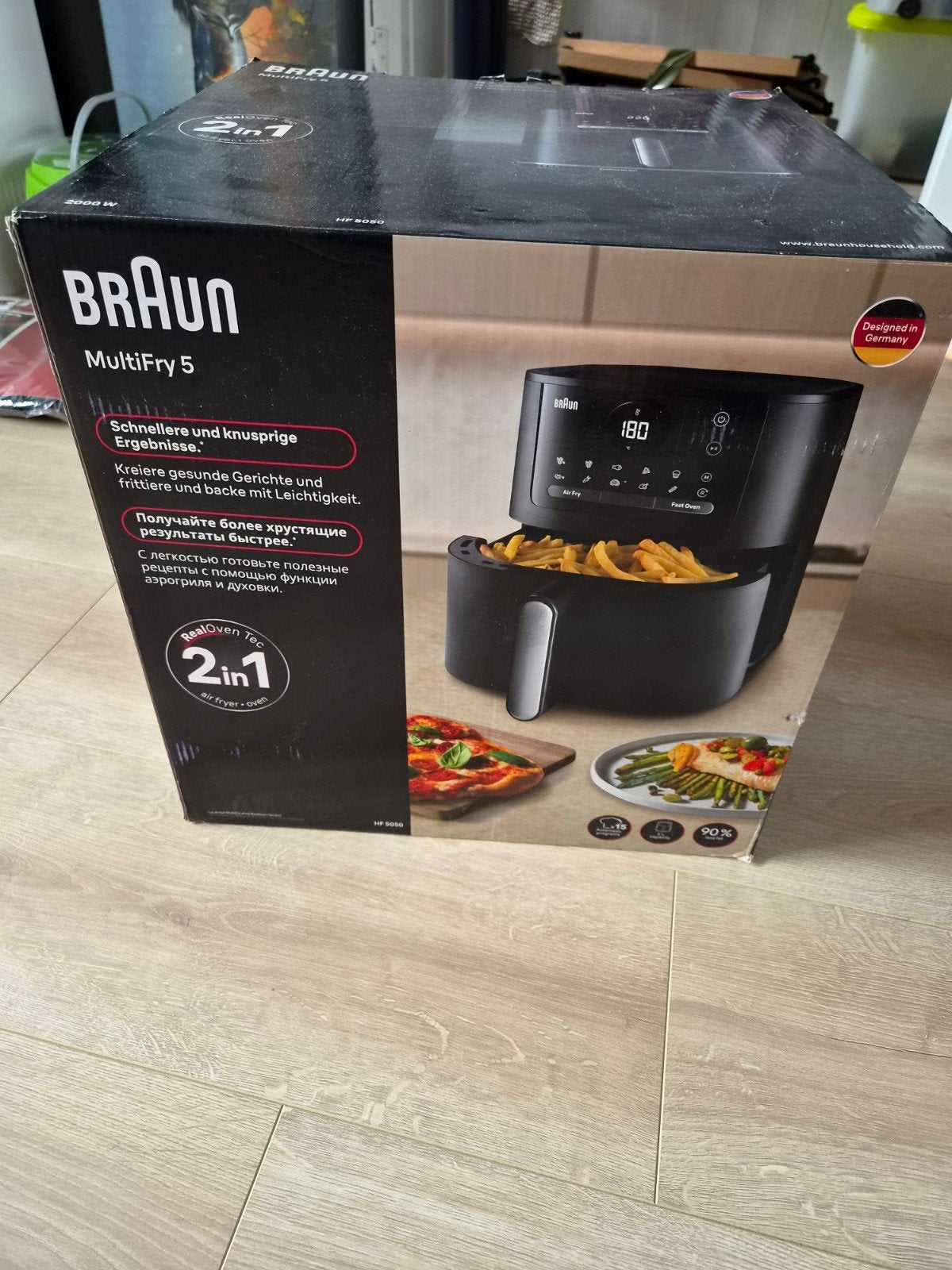 Braun HF5050, 4 liter of meer, Ophalen of Verzenden, Nieuw, Uitneembare binnenpan
