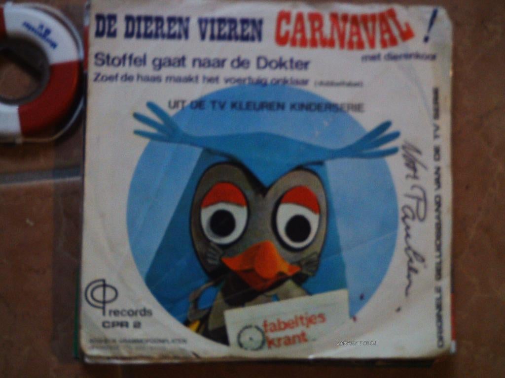 fabeltjeskrant - de dieren vieren carnaval 3mei, Cd's en Dvd's, 7 inch, Single, Ophalen of Verzenden, 1960 - 1969