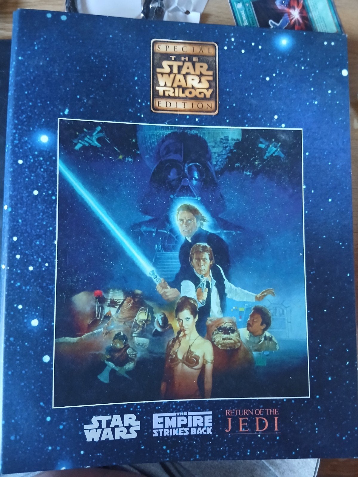 Star Wars Trilogy Edition Verzamelalbum met kaarten, Ophalen of Verzenden, Gebruikt