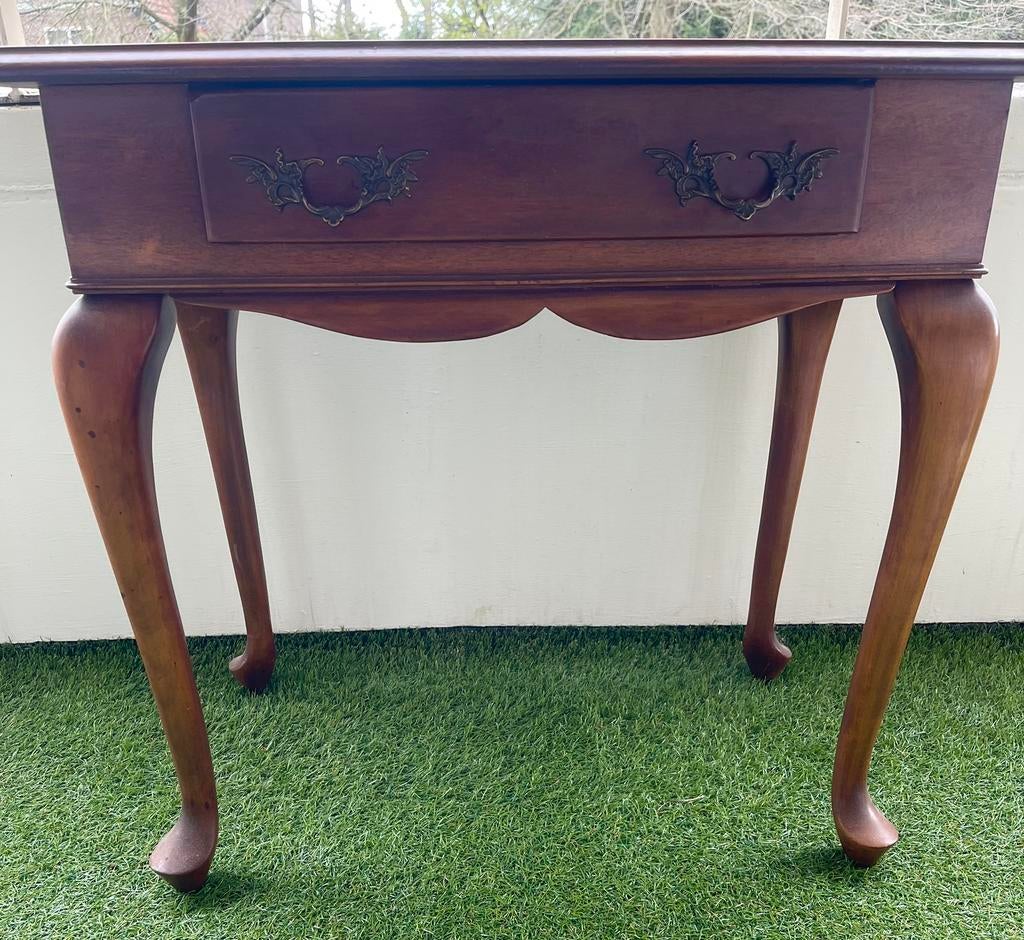 Houten tafel met laatje, Ophalen, Gebruikt, Rechthoekig, 60 cm of meer