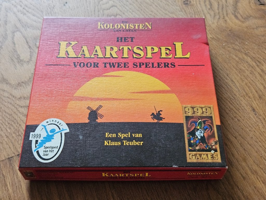 Kolonisten van Catan het Kaartspel, Een of twee spelers, Ophalen of Verzenden, Gebruikt, 999-games