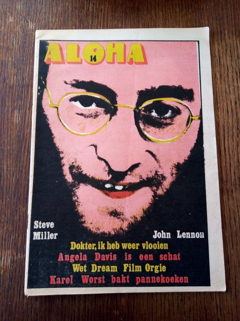aloha nr.14 *1971* john lennon cover, Ophalen of Verzenden, Gelezen, Muziek, Film of Tv