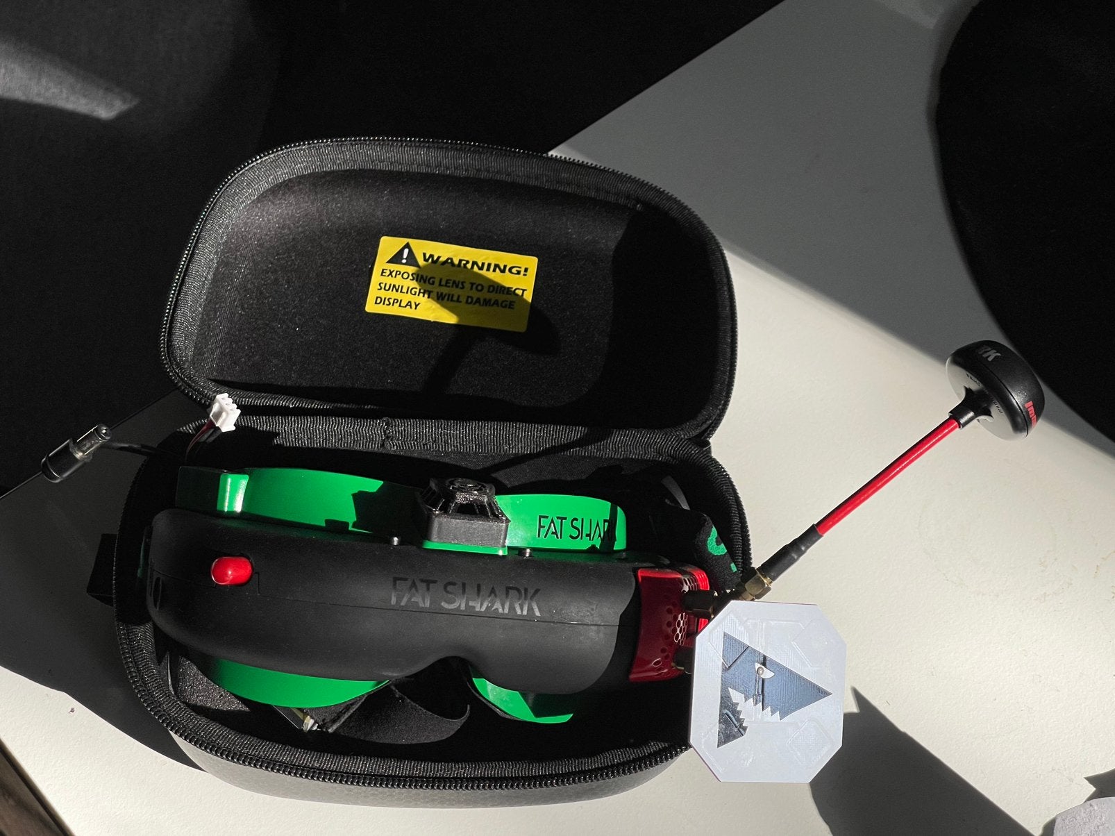 Fpv bril Fat Shark Attitude V5 met Rapidfire Module, Ophalen of Verzenden, Zo goed als nieuw