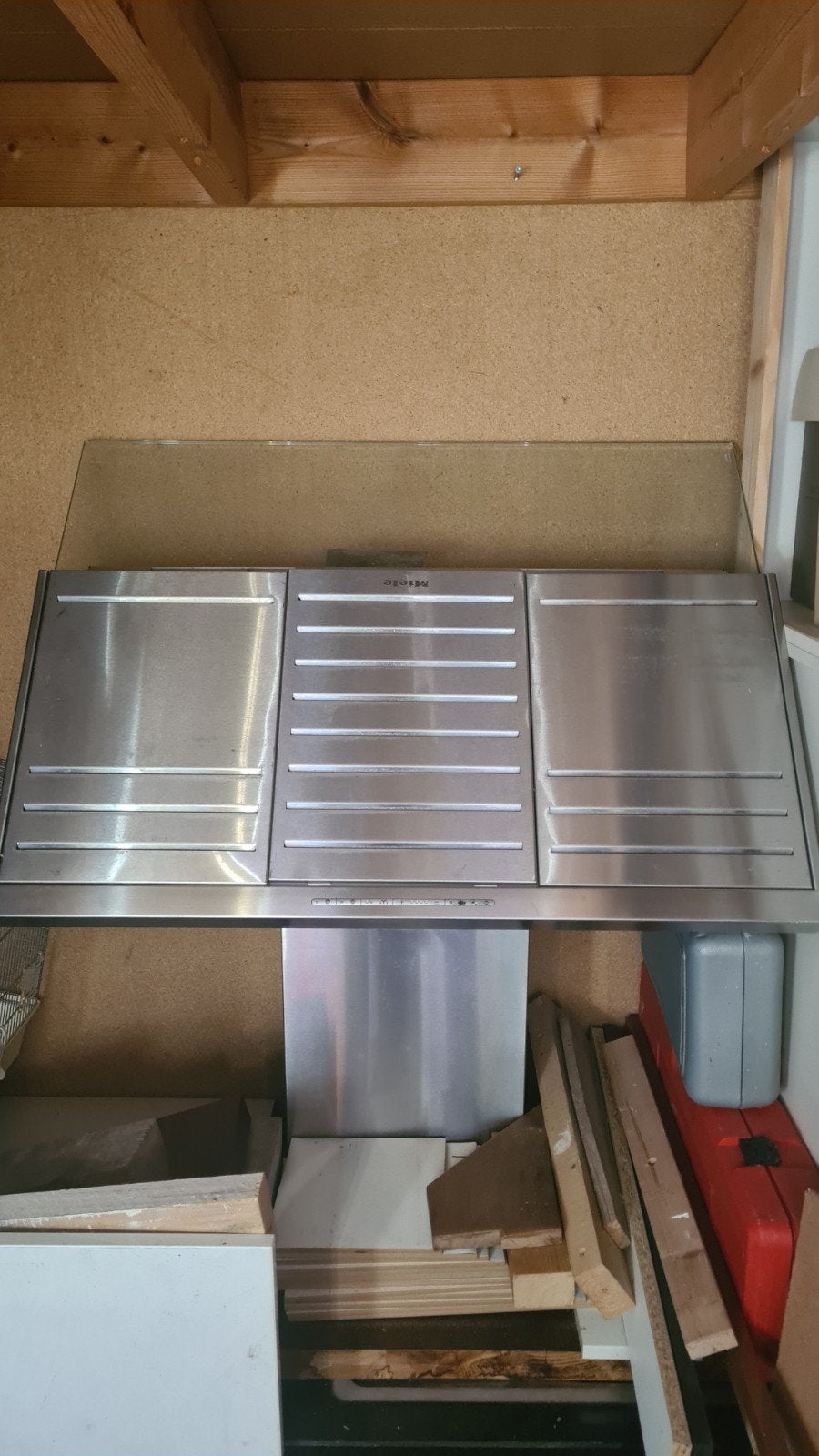 Miele Afzuigkap Miele DA 489 - RVS - Inbouw - Gebruikt, Witgoed en Apparatuur, Afzuigkappen, Ophalen, Gebruikt, Onderbouw afzuigkap