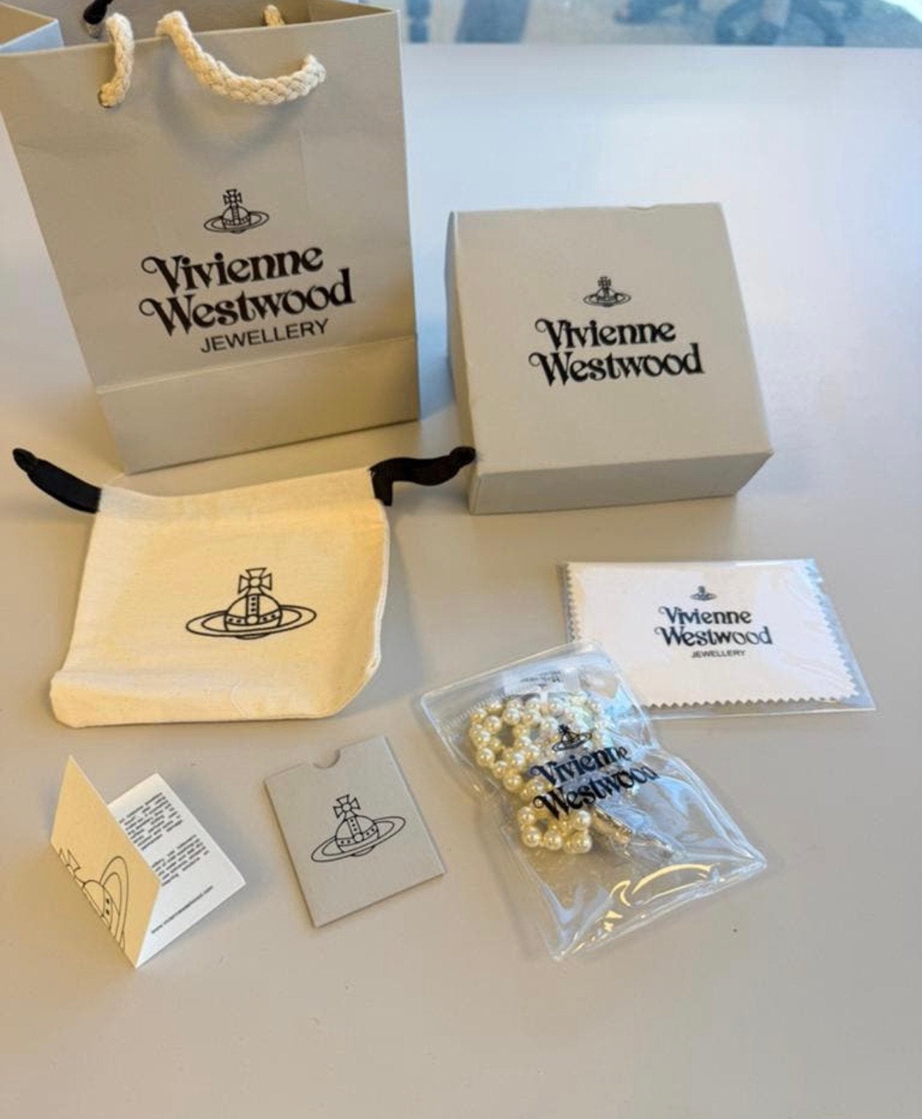 Vivienne Westwood Orietta Pearl parel Ketting Zilver NIEUW, L, Nieuw, Met hanger, L