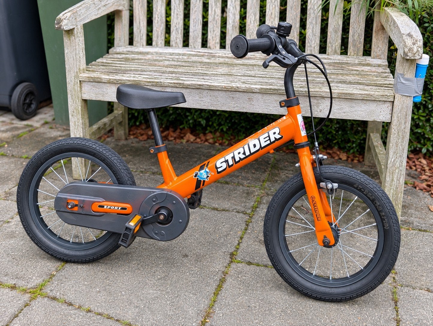 Strider 14 inch 2-in-1 kinderfiets: loopfiets & fiets, Ophalen, Zo goed als nieuw, Minder dan 16 inch
