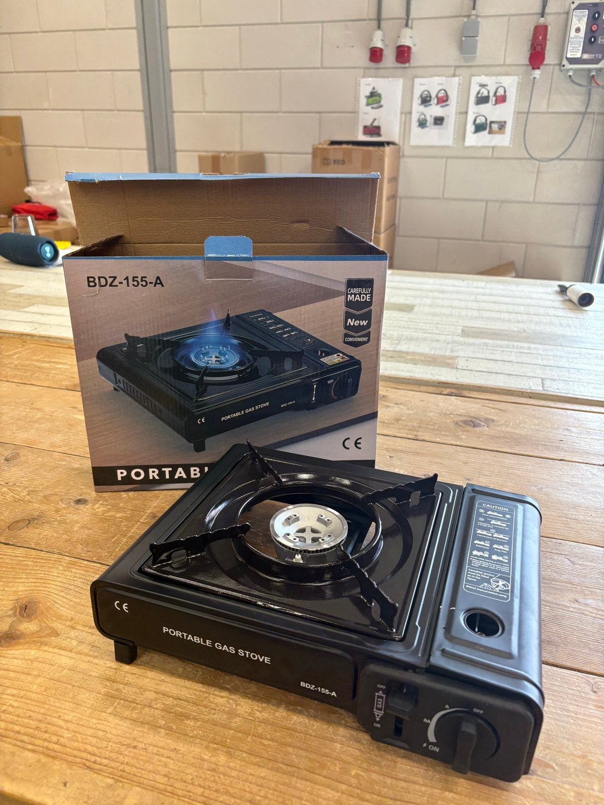 Draagbaar Gasfornuis/ portable gas stove - Nieuw in Doos, Ophalen of Verzenden, Nieuw