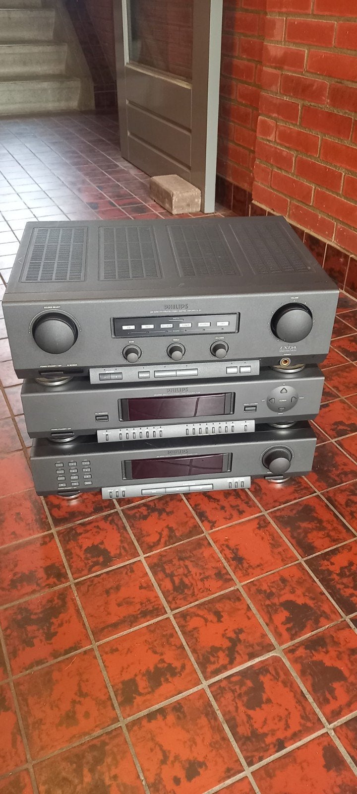 Philips Stereo Set: Versterker, Tuner en equalizer, Audio, Tv en Foto, Stereo-sets, Gebruikt, Cd-speler, Tuner of Radio, Philips