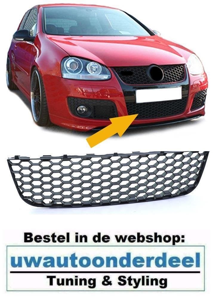 Tropenrooster Grill Midden Geschikt Voor Volkswagen Golf 5 G, Verzenden, Automotive Parts, A.parts@hotmail.nl, Trasmolenlaan 12 3447 GZ Woerden