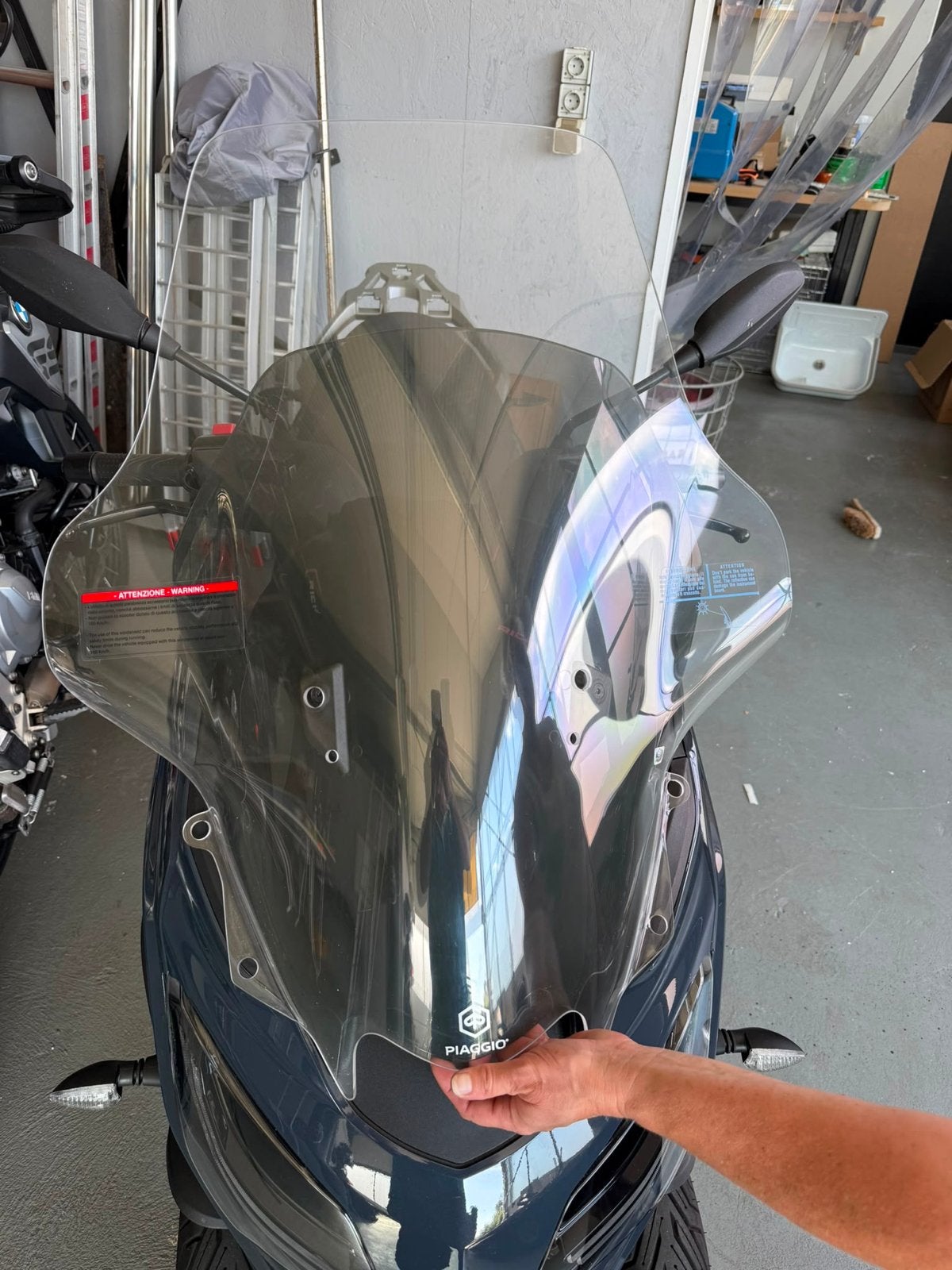 Piaggio MP3 Hoog Windscherm - Origineel, Ophalen, Nieuw