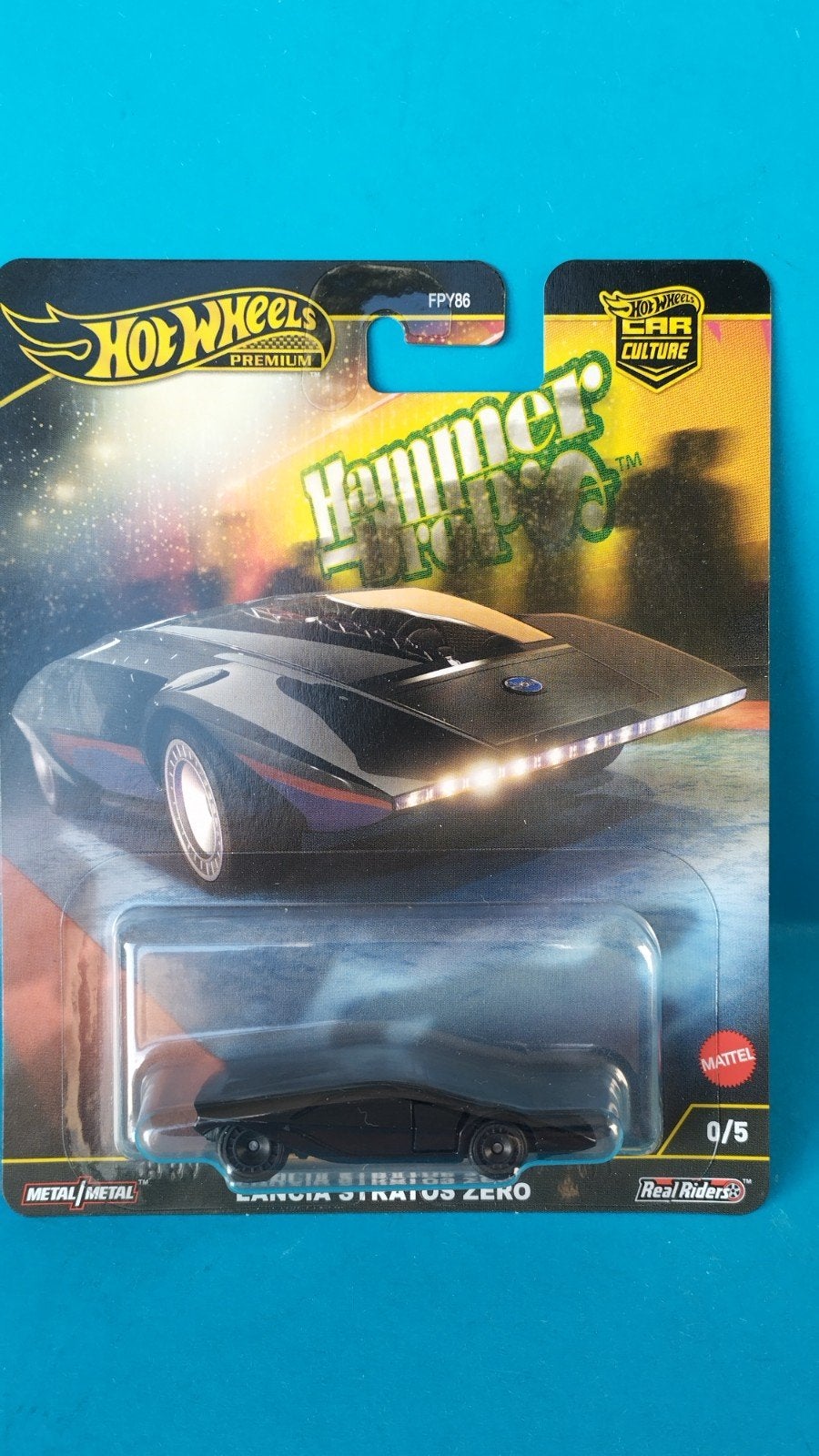 Lancia Stratos Zero 1:64 Hotwheels Premium Chase Pol, Auto, Verzenden, Nieuw, M