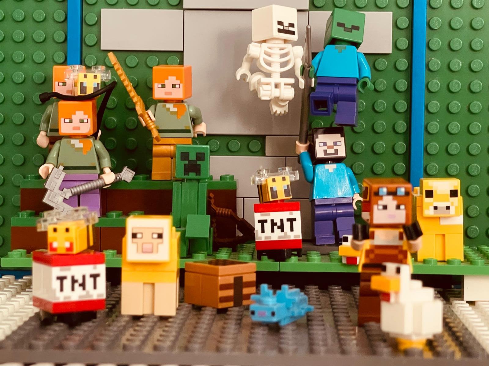 Lego minecraft diertjes en poppetjes, Ophalen of Verzenden, Zo goed als nieuw