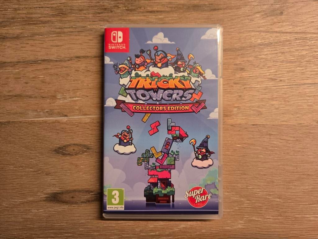 Tricky Towers - Super Rare Games - Nintendo Switch, 1 speler, Ophalen, Nieuw, Vanaf 3 jaar