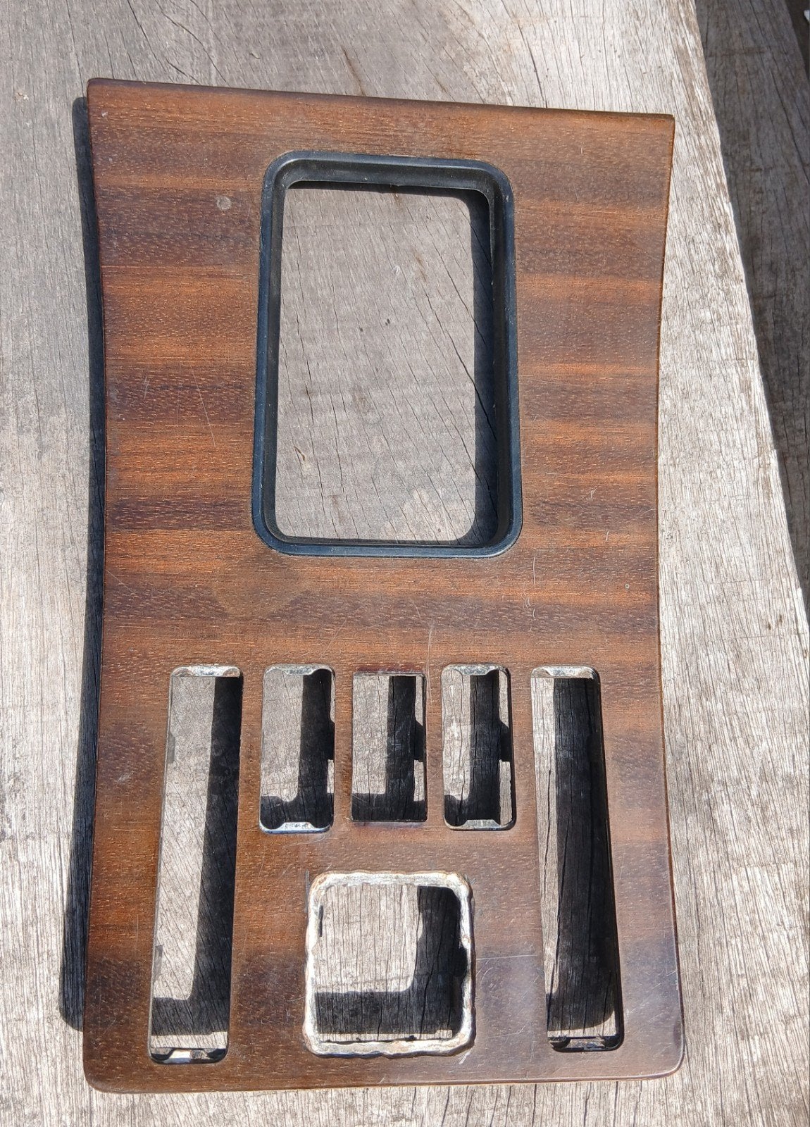 Mercedes benz oem w126 zebrano hout middenconsole, Verzenden, Nieuw
