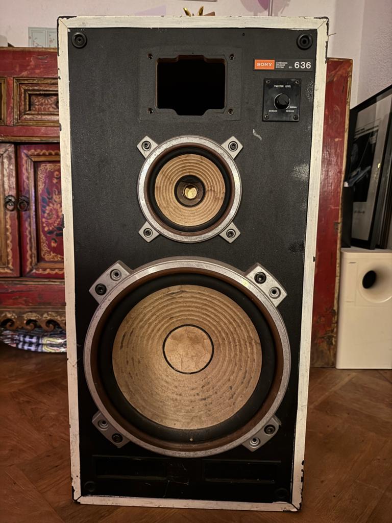 1 Sony SS 636 speaker luidspreker box bass, midrange, filter, Ophalen of Verzenden, Zo goed als nieuw, Sony, Minder dan 60 watt