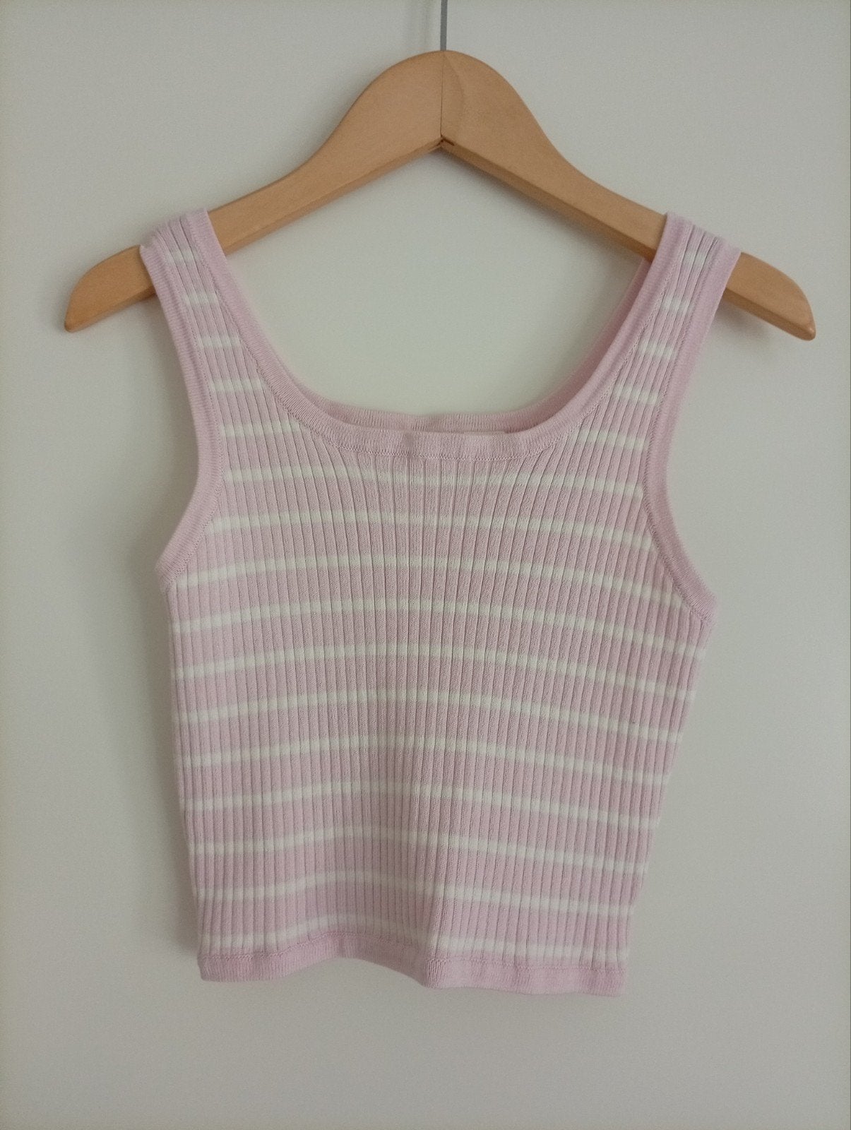 H&M top zacht roze / crème maat 146/152, Gebruikt, Meisje, H&M, Ophalen of Verzenden
