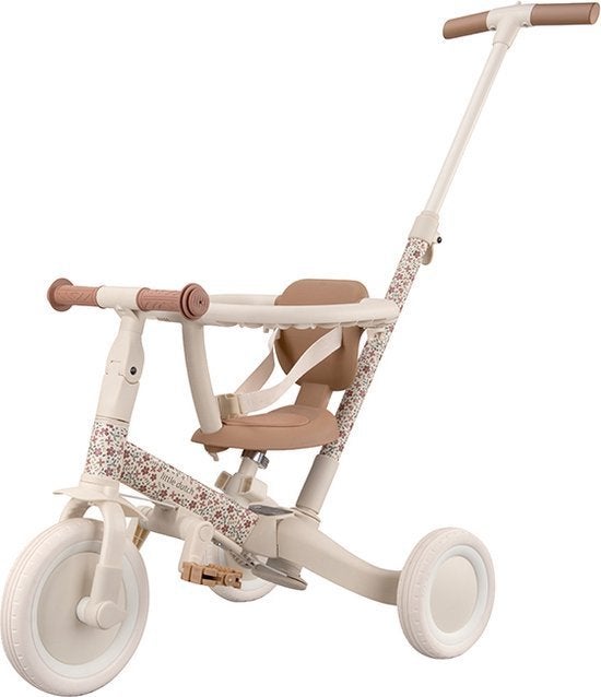 Little Dutch 4 in 1 loopfiets wit/roze, Info@buitenspelen-shop.nl, Loopfiets, Nieuw, Ophalen of Verzenden