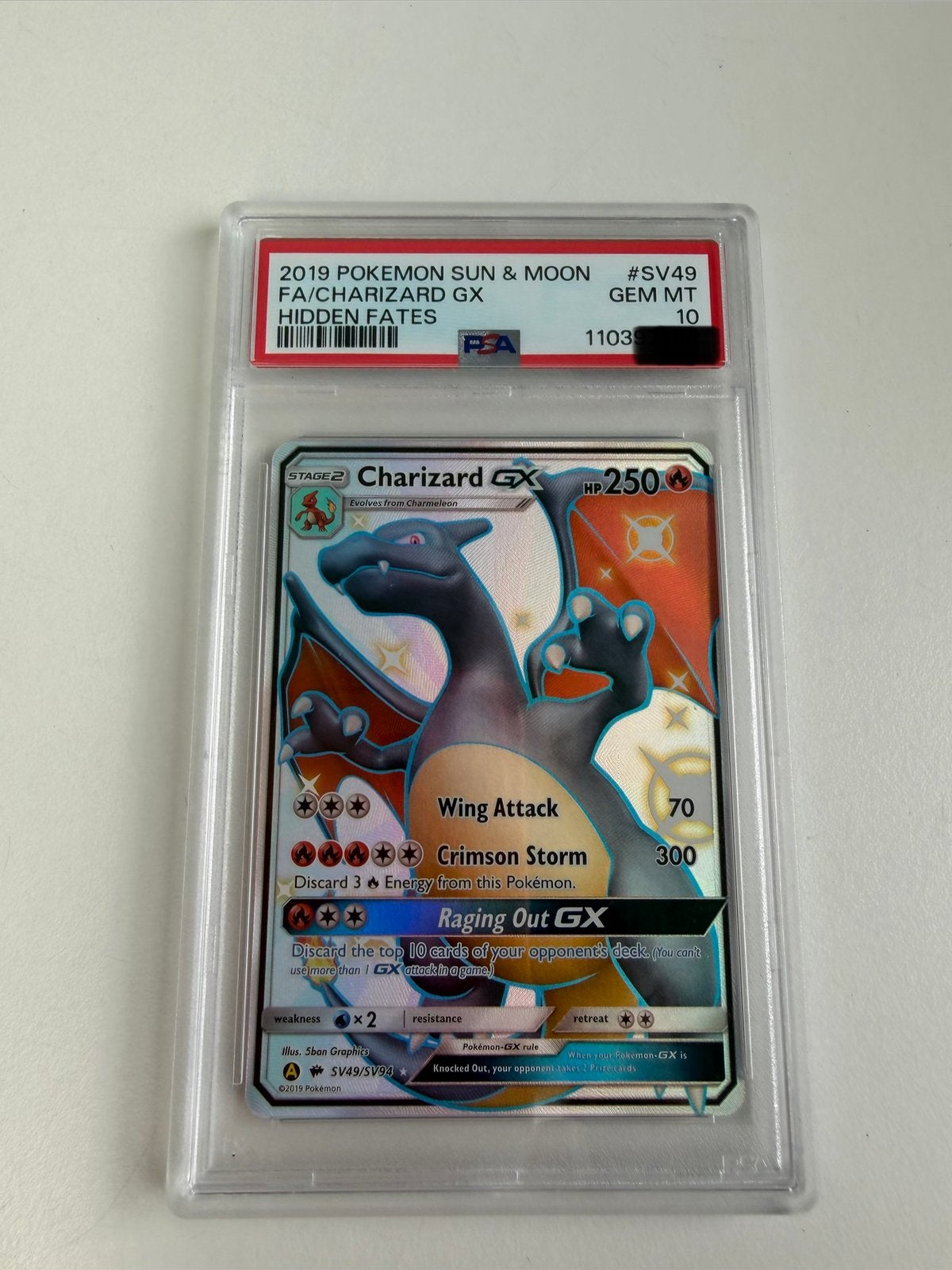 Charizard GX   SV49, Ophalen of Verzenden, Zo goed als nieuw