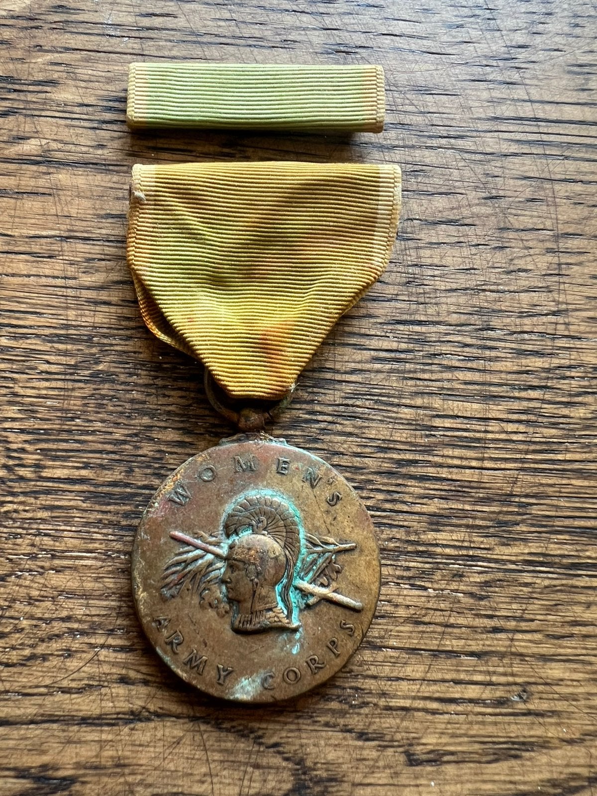 WO2 Amerikaans Women Army Corps Service Medal medaille, Amerika, Verzenden, Lintje, Medaille of Wings