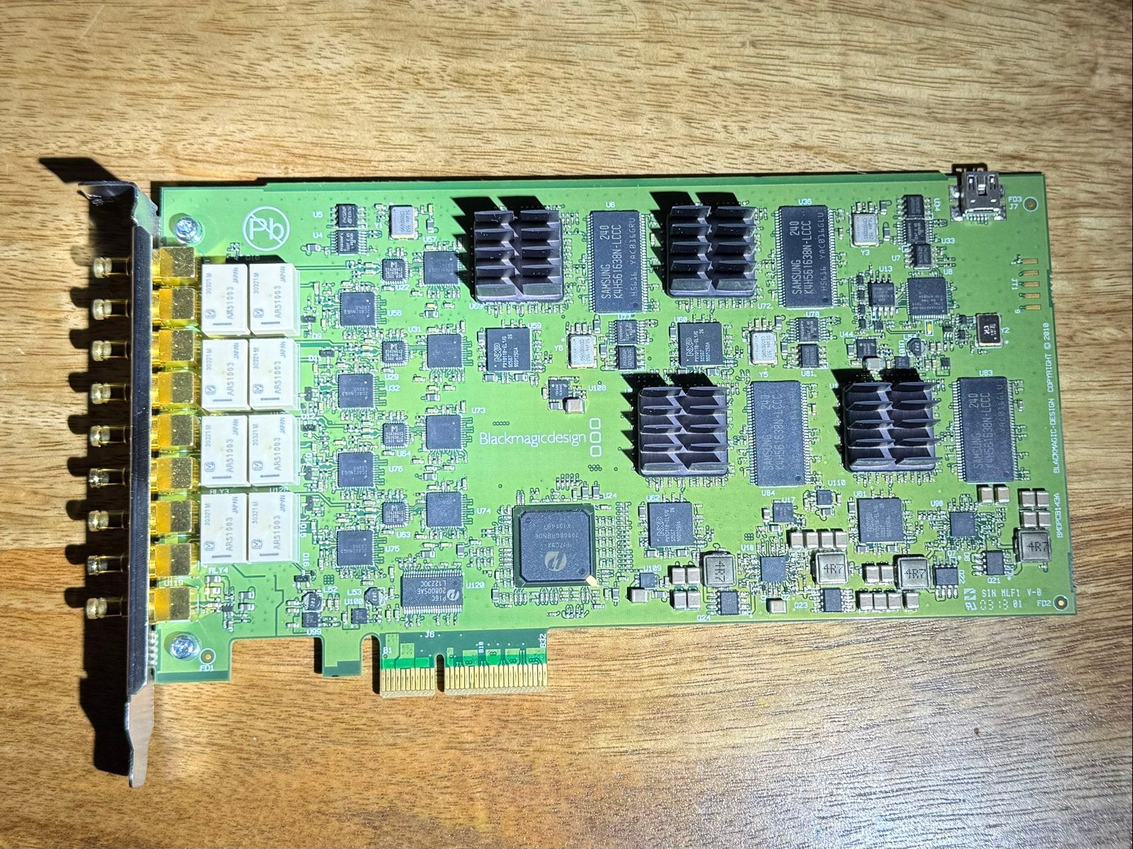 Blackmagic Design DeckLink Quad Capture Card, Computers en Software, Gebruikt, PCI-Express 2, Overige soorten, Ophalen of Verzenden