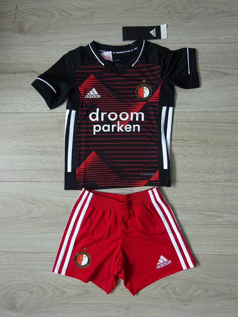 Feyenoord uit 2020 - 2021 set kids (geen sokken) Maat 98, Kinderen en Baby's, Adidas, Jongen of Meisje, Ophalen of Verzenden, Nieuw