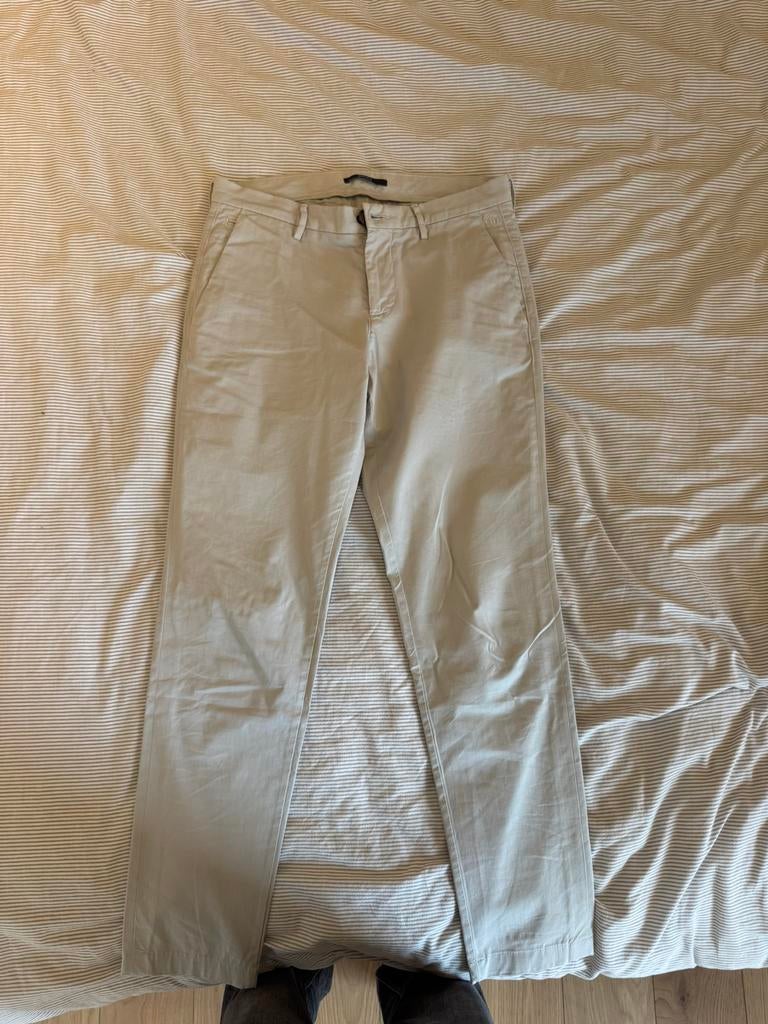 Boggi Milano witte broek – elegant & modern, Ophalen of Verzenden, Zo goed als nieuw, Maat 46 (S) of kleiner, Wit