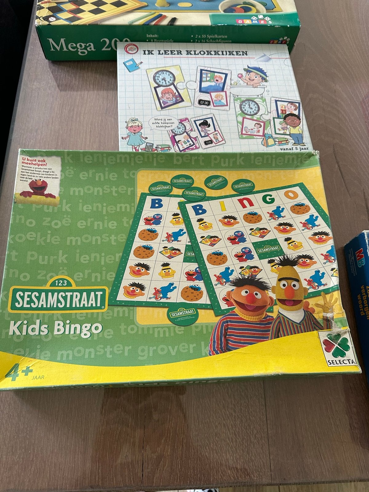 Diverse Spelletjes Collectie: Bingo, Klokkijken, Mega 200 en, Ophalen of Verzenden, Gebruikt, Jongen of Meisje