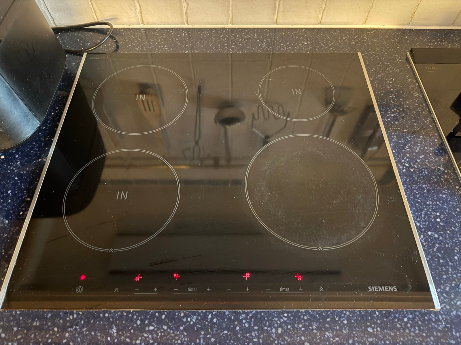 Siemens inductie kookplaat en gaskookplaat (inbouw), Witgoed en Apparatuur, Ophalen, Gebruikt, 4 kookzones, Inbouw