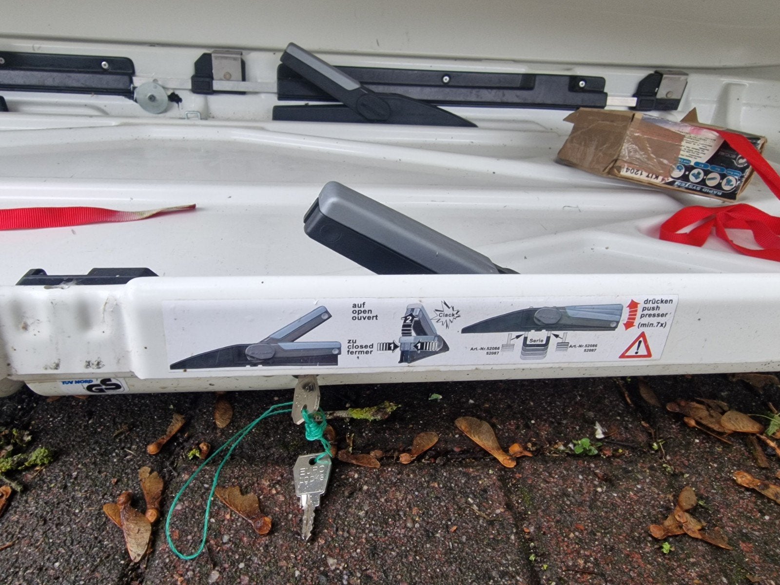 Dakkoffer: Kamei Corvara S, 0.75x2.20m, 475L, 75kg Click Fix, Auto diversen, Ophalen of Verzenden, Zo goed als nieuw, Nb, Nb