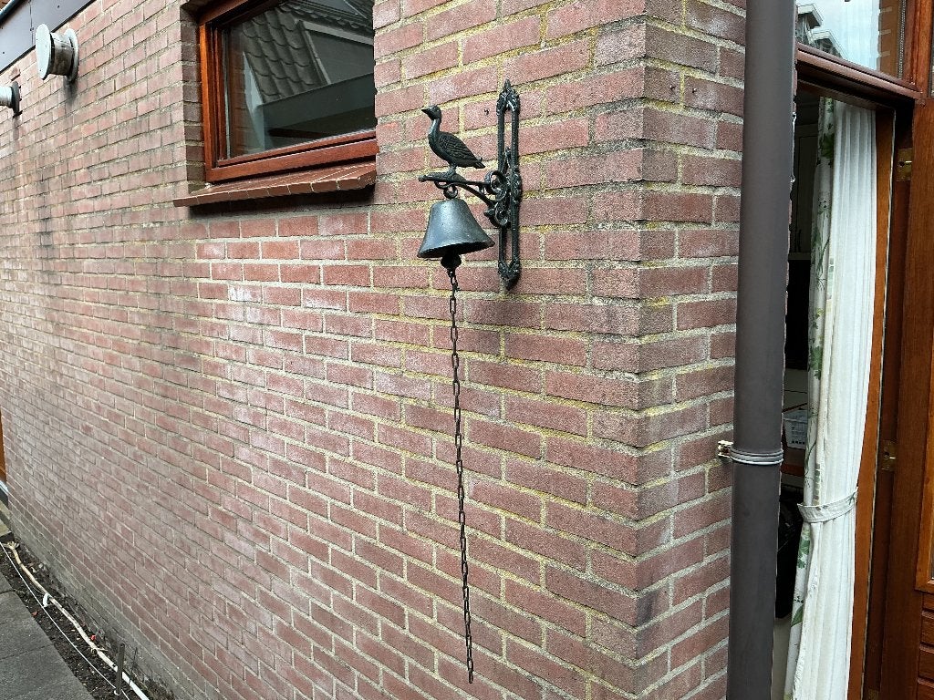Bel met klepel, Antiek en Kunst, Ophalen, Brons