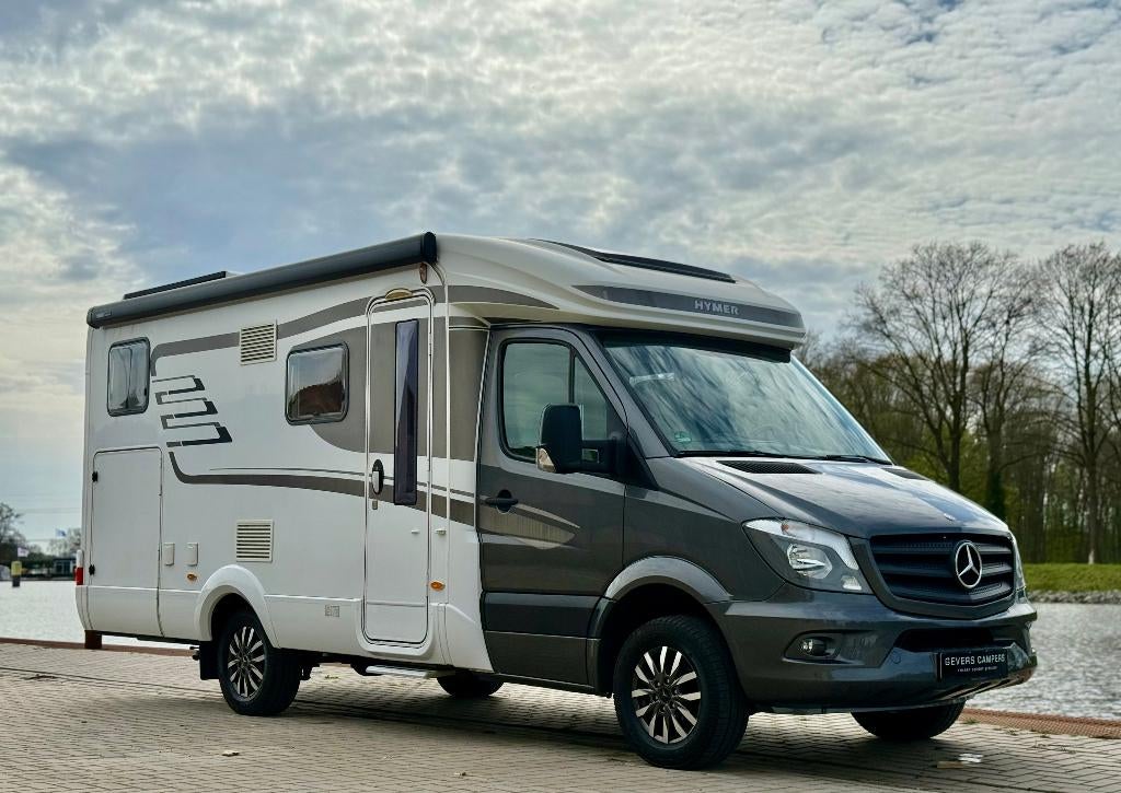 Hymer ML-T 580 Mercedes automaat met enkele bedden, Caravans en Kamperen, Campers, Bedrijf, tot en met 3, Half-integraal, Hymer