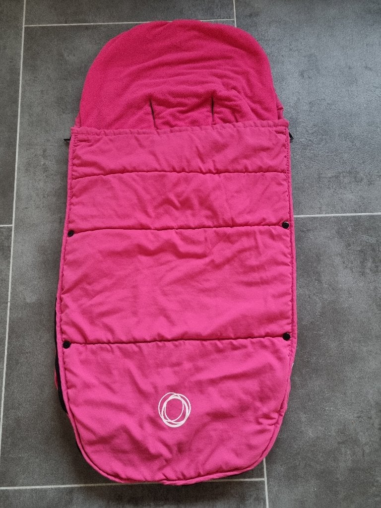 voetenzak trappelzak bugaboo roze, Ophalen of Verzenden, Zo goed als nieuw, Overige merken