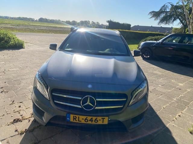 Mercedes-Benz GLA Gla250 2.0 155KW Aut7 4MATIC 2014 Grijs, 1800 kg, 4 cilinders, Leder en Stof, Stoelverwarming