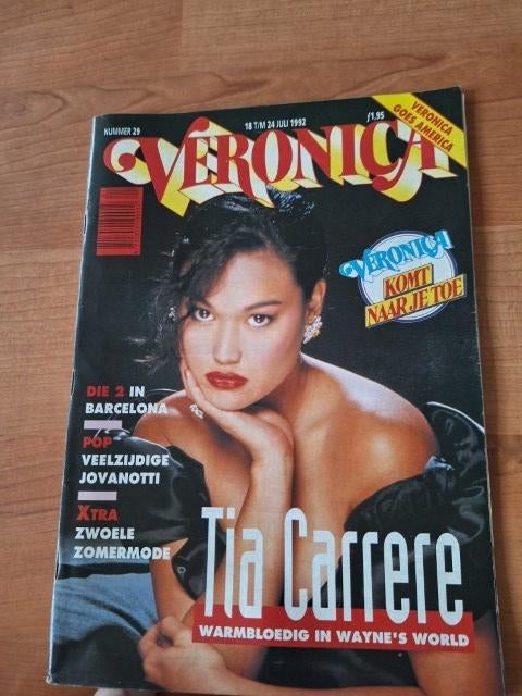 Veronica 1992 Tia Carrere Flodder Jovanotti Sam Fox TLC Die2, Verzamelen, Ophalen of Verzenden, 1980 tot heden, Nederland, Tijdschrift