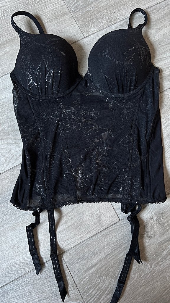 After Eden corset met afneembare jarretels, 75D, After Eden, Ophalen of Verzenden, Zwart, Body of Korset