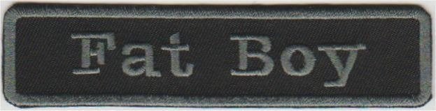 Harley Davidson Fat Boy patch embleem #2, Verzenden, Nieuw
