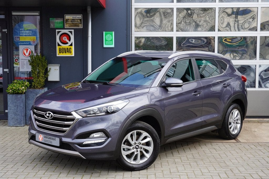 Hyundai Tucson 1.6 GDi NAP DAB+/Navi/Clima/Cruise/PDC/LaneAs, Voorwielaandrijving, Gebruikt, 4 cilinders, 132 pk