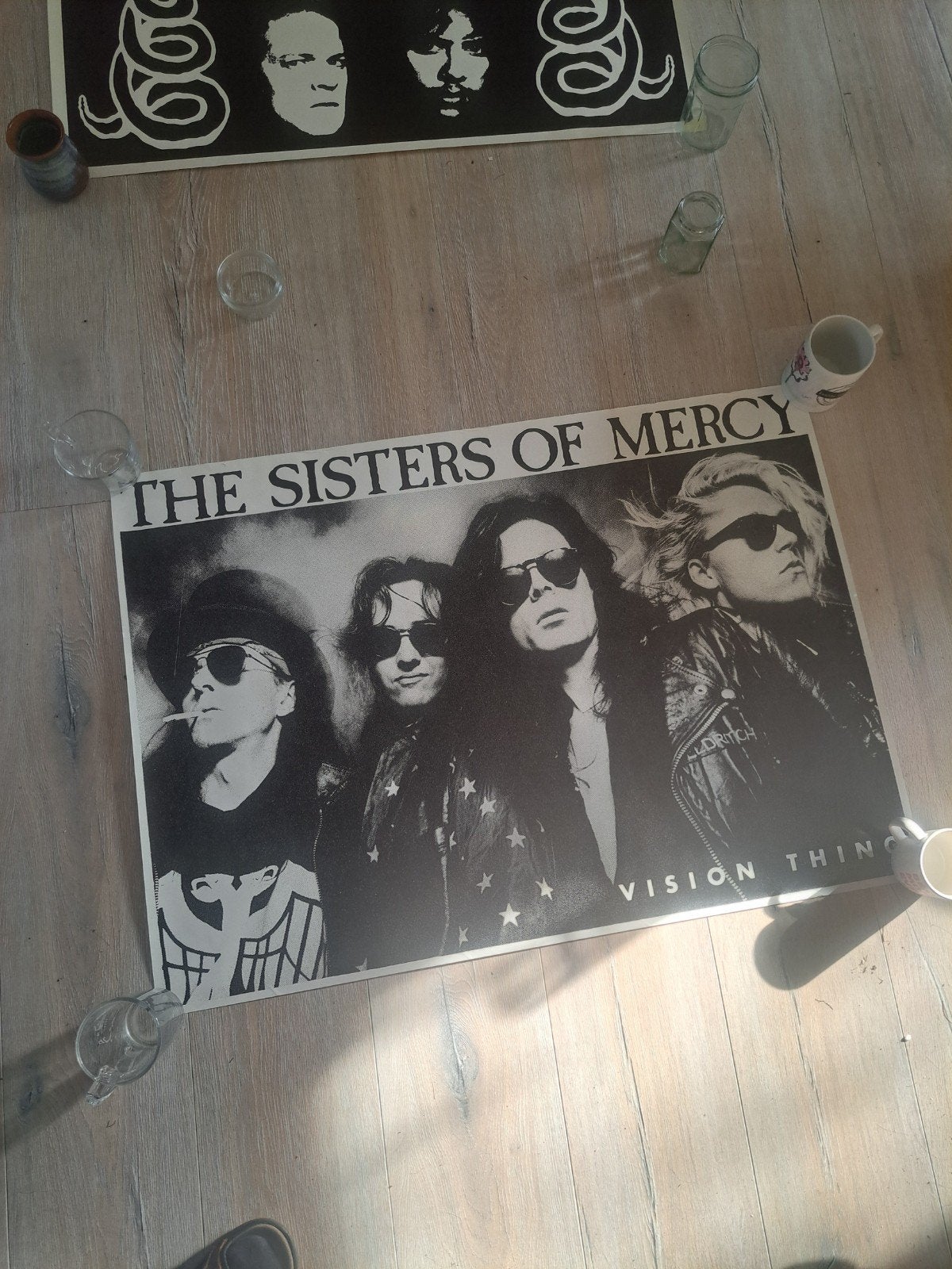 The Sisters of Mercy - Vision Thing Poster, Ophalen of Verzenden, A1 t/m A3, Film en Tv