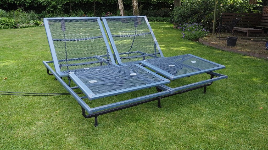 Auping Spiraalbodems (set) 90 x 210 cm; 2-motorig, Ophalen, Gebruikt, 90 cm, 210 cm
