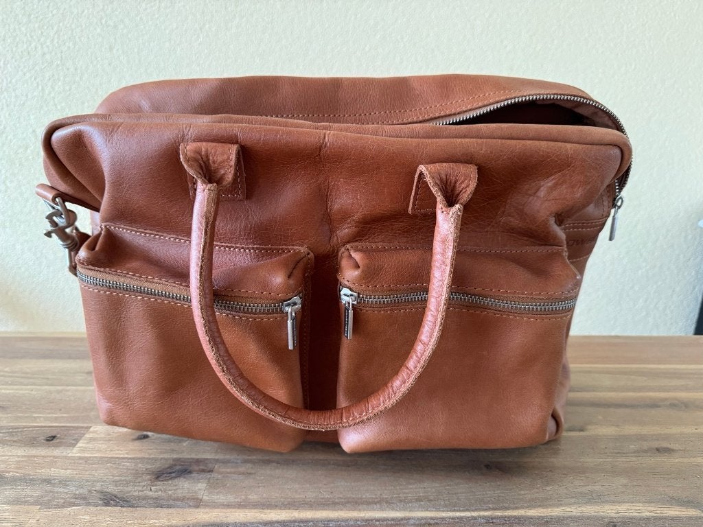 Cowboysbag College Bag Tobacco Tabak, Ophalen of Verzenden, Zo goed als nieuw, Bruin, Handtas