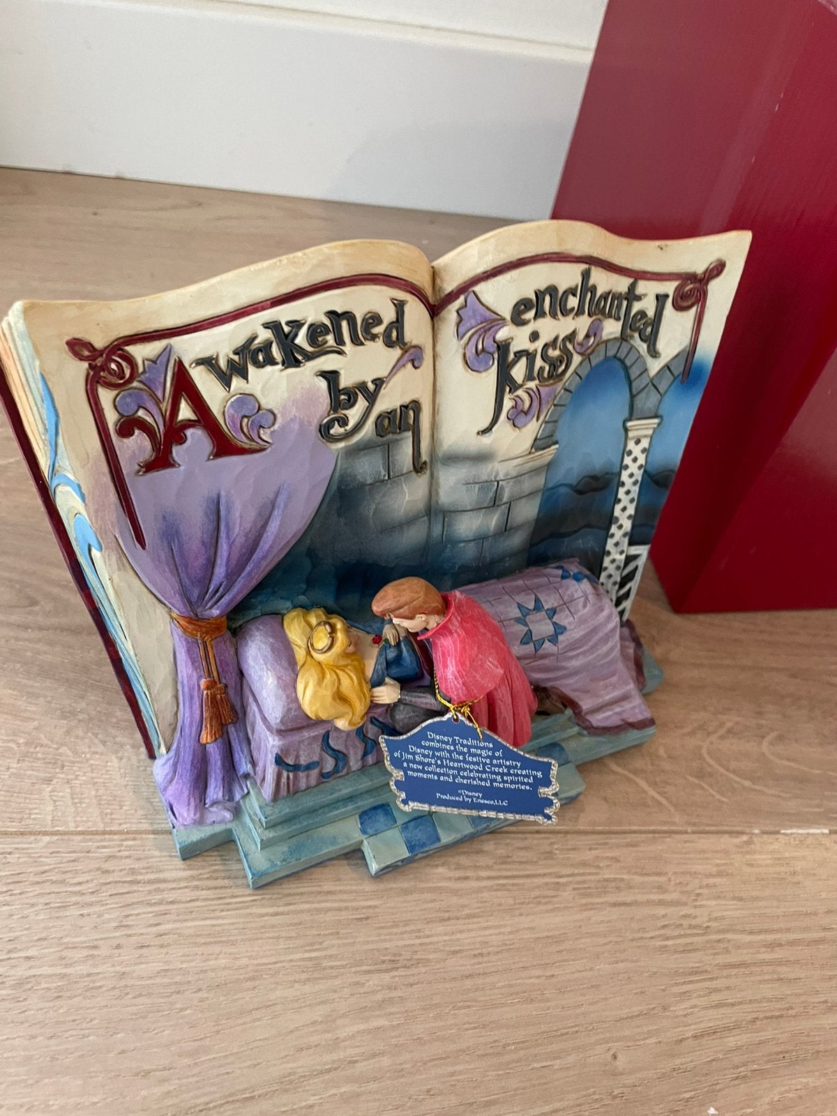 Disney traditions Jim Shore Aurora Storybook Doornroosje, Ophalen of Verzenden, Sneeuwwitje of Doornroosje, Nieuw, Beeldje of Figuurtje
