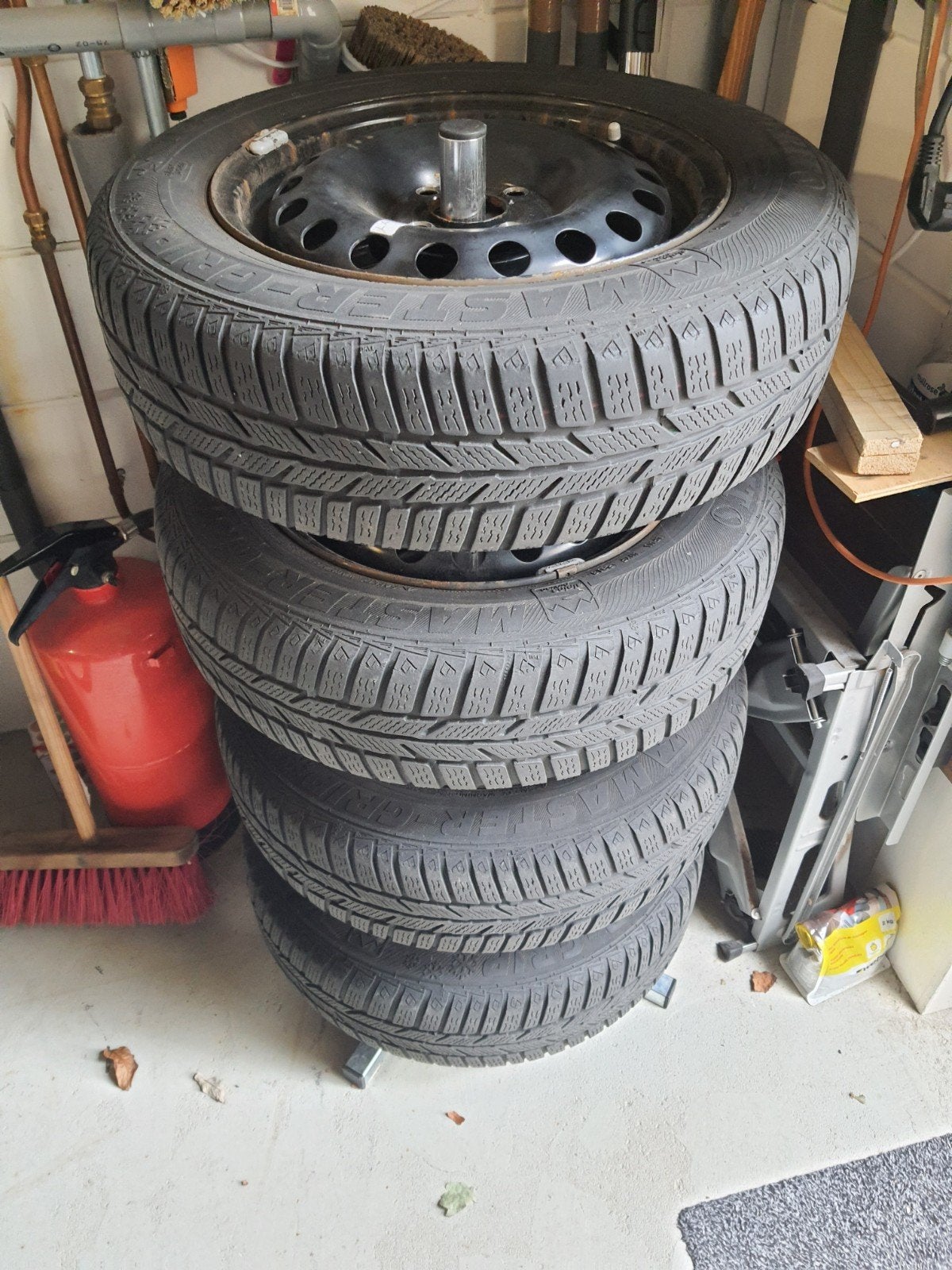 Winterbanden stalen velgen voor VW Up, Skoda Citygo, Sea, 14 inch, Banden en Velgen, 165 mm, Winterbanden