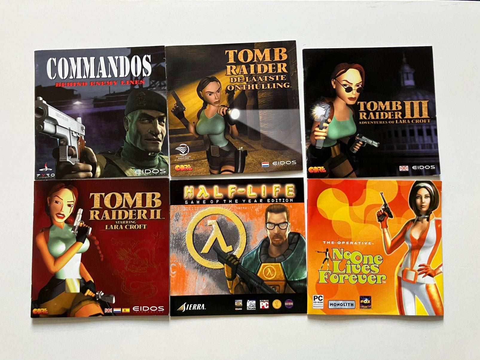 Grote collectie vintage PC games (Tomb Raider, Half-Life), Ophalen, Gebruikt, Overige genres, 1 speler