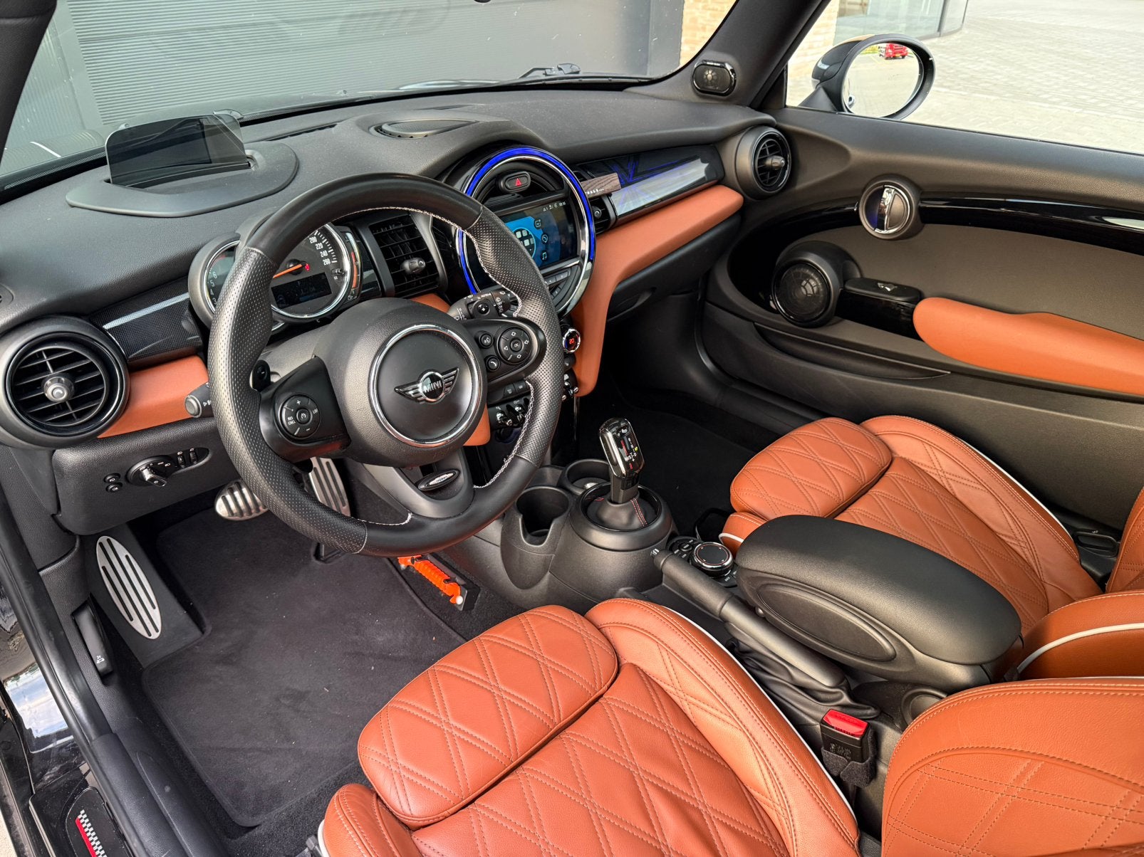 MINI Cooper S JCW LCI | DCT| JCW Pro | Pano | H/K| OZ Wielen, Auto's, Euro 6, 4 stoelen, Zwart, Bruin