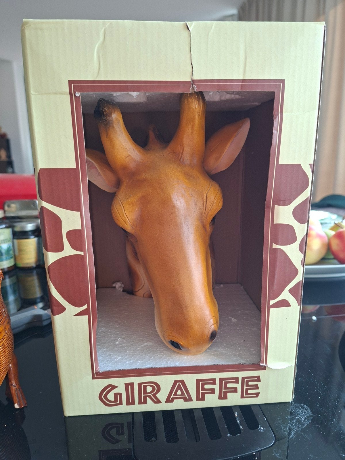 Nieuwe Kunststof Giraffe Wanddecoratie - In Doos, Ophalen of Verzenden