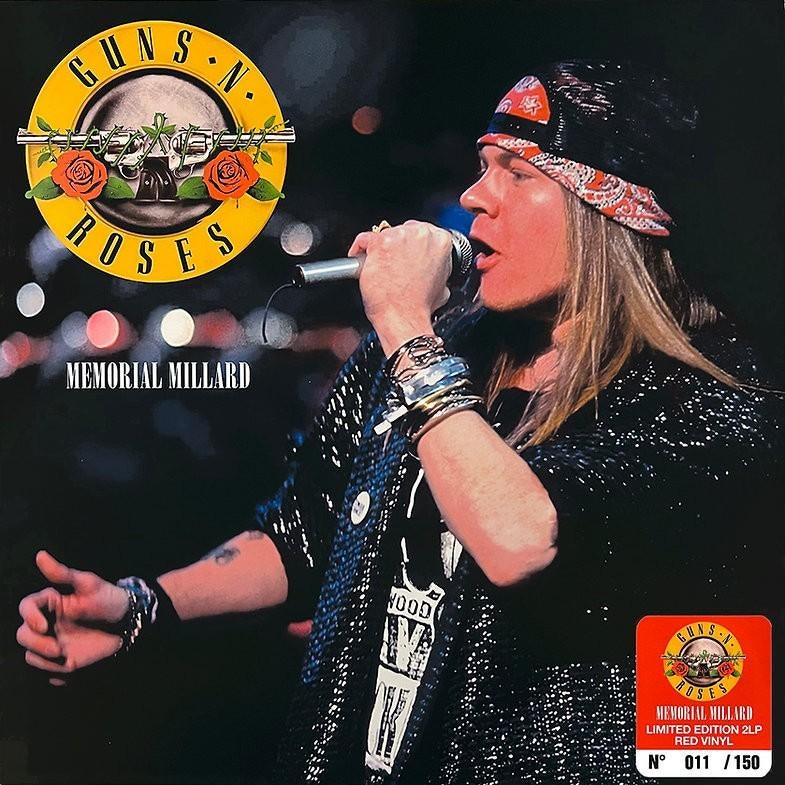 Guns 'N' Roses - Memorial Millard 2lp red vinyl limited ed., Cd's en Dvd's, Vinyl | Hardrock en Metal, Ophalen of Verzenden, 1980 - 1989