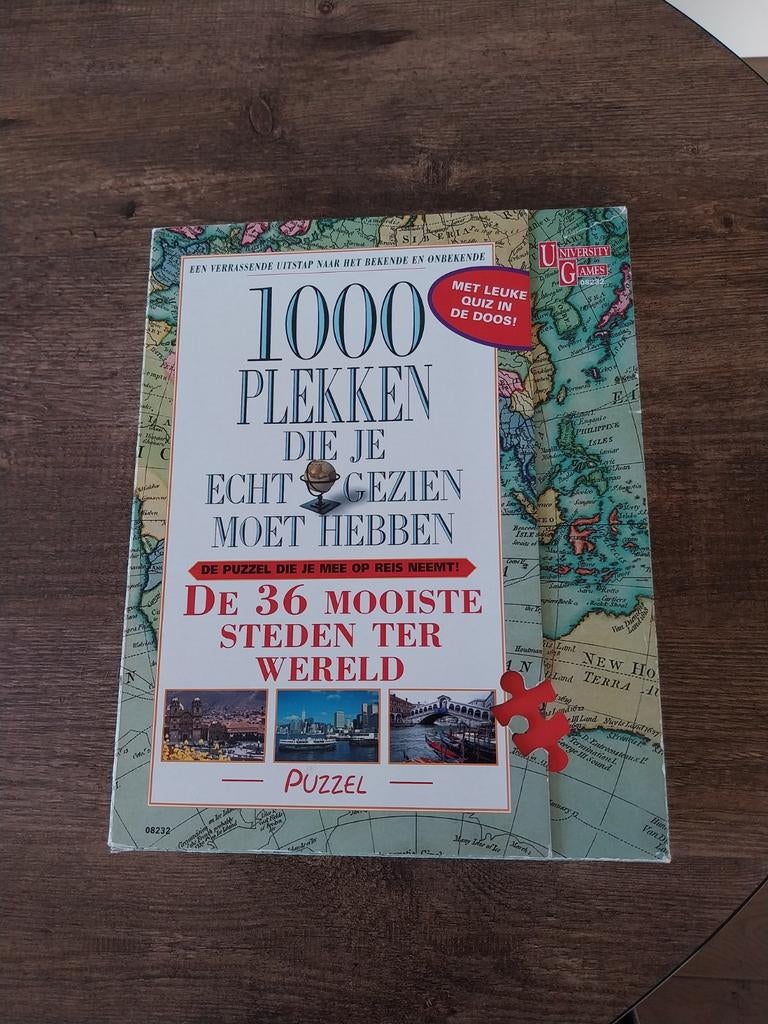 1000 plekken die je echt gezien moet hebben puzzel, Ophalen
