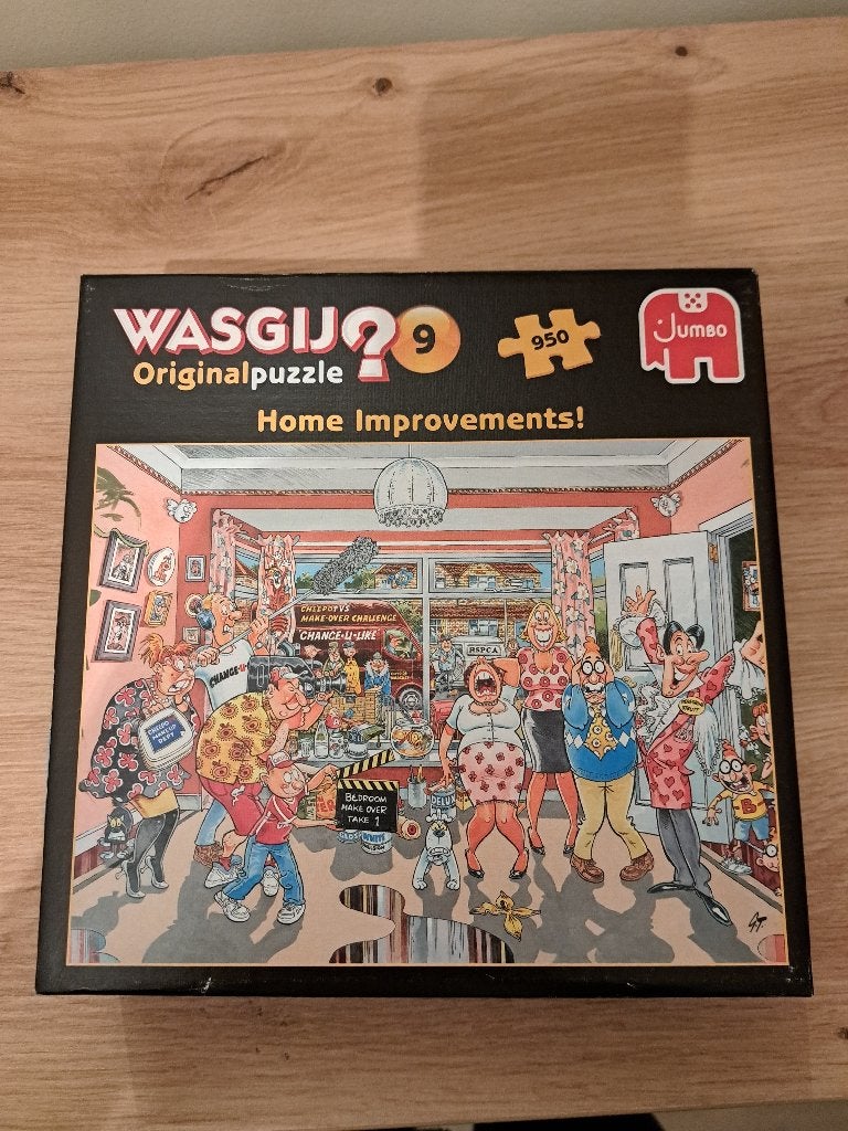 Wasgij Original 9 - Home Improvements!, Ophalen of Verzenden, 500 t/m 1500 stukjes, Zo goed als nieuw, Legpuzzel