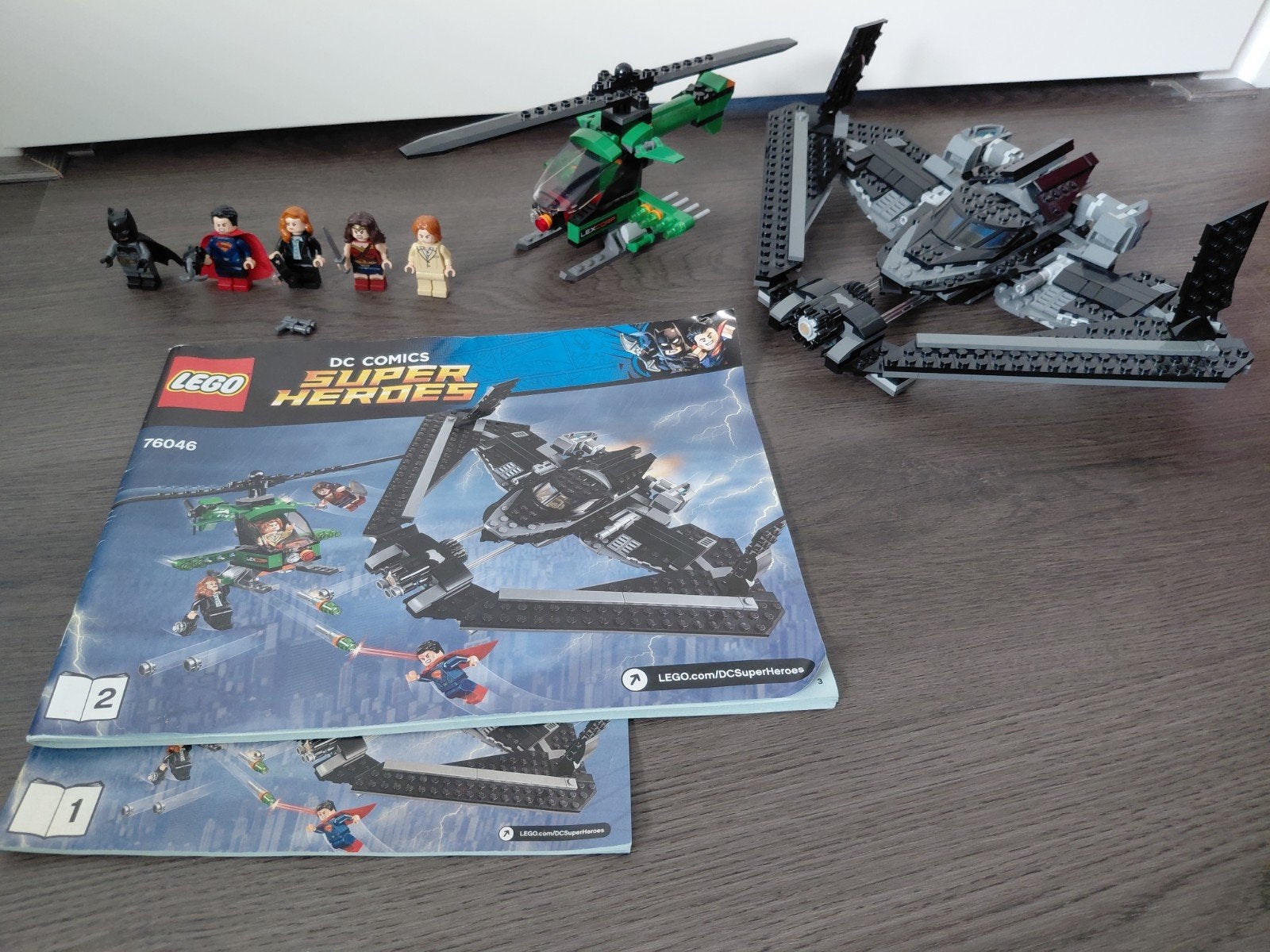 Lego Super Heroes 76046 Heroes of justice: Sky high battle, Ophalen of Verzenden, Zo goed als nieuw